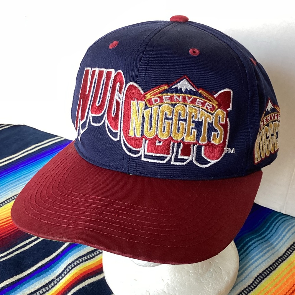 Vintage G Cap Denver Nuggets Wave 90s SnapBack Hat NBA